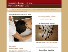 Tablet Screenshot of massagebd.com